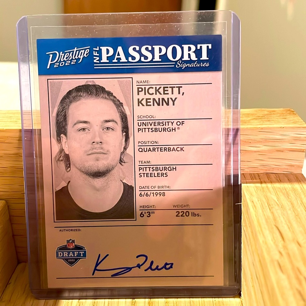 Panini Prestige Passport Autographs Rookie Kenny Pickett